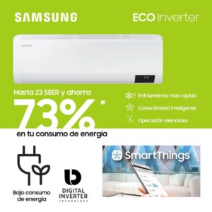 Aire Acondicionado Split Pared Inverter Samsung ECO Inverter
